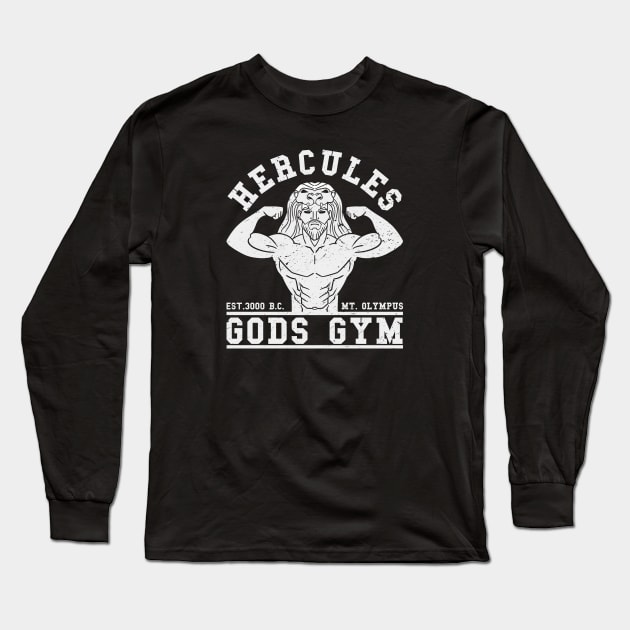 Hercules Olympic Gym Long Sleeve T-Shirt by nickbeta